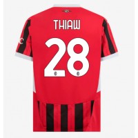 Camiseta AC Milan Malick Thiaw #28 Primera Equipación Replica 2024-25 mangas cortas